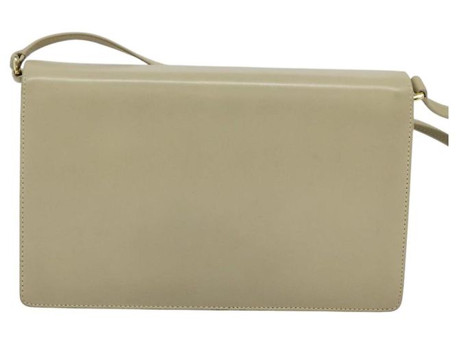 Borsa a Spalla in Pelle Beige Oro GUCCI 004 406 0105 Auth BA4936 D'oro - vista 2