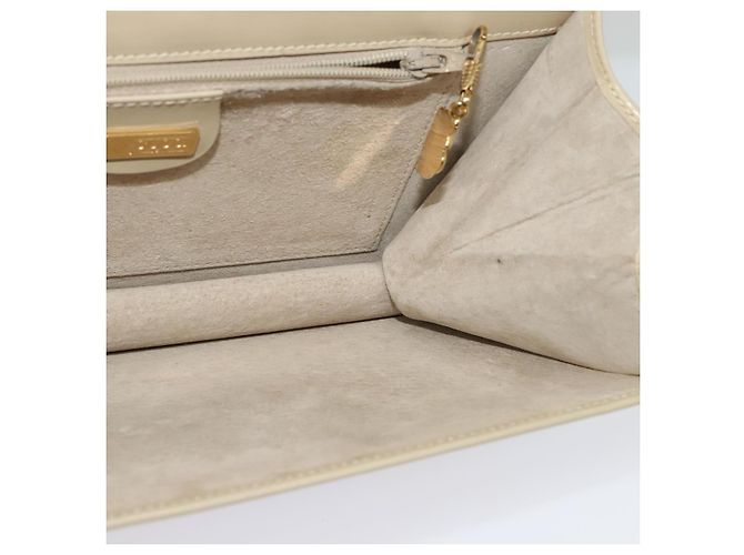Borsa a Spalla in Pelle Beige Oro GUCCI 004 406 0105 Auth BA4936 D'oro - vista 20