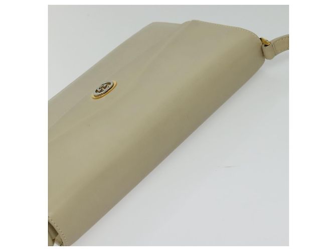 Borsa a Spalla in Pelle Beige Oro GUCCI 004 406 0105 Auth BA4936 D'oro - vista 6