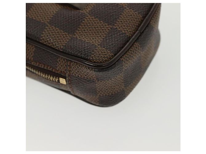 LOUIS VUITTON Pochette Okapi PM Damier Ebene N61738 LV Auth 138757 - vista 16