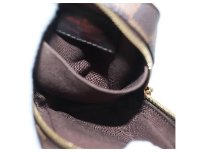 LOUIS VUITTON Pochette Okapi PM Damier Ebene N61738 LV Auth 138757 - vista 21