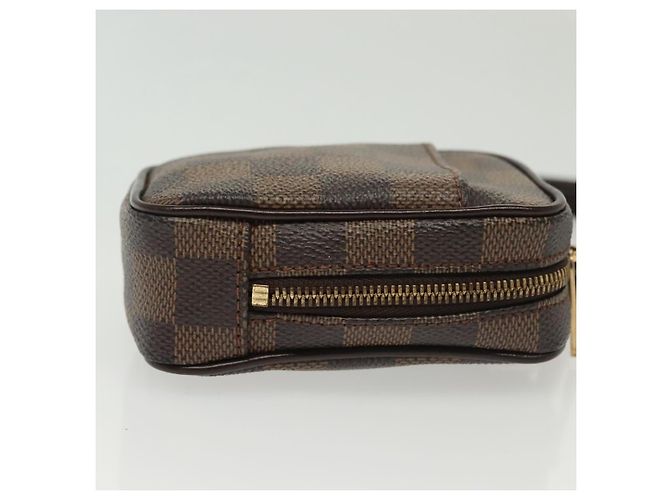 LOUIS VUITTON Pochette Okapi PM Damier Ebene N61738 LV Auth 138757 - vista 3