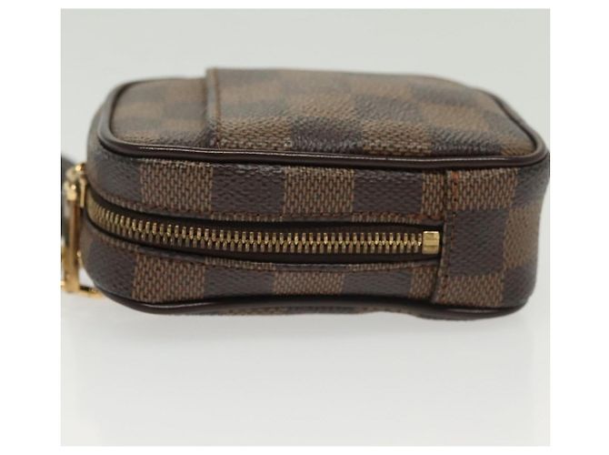 LOUIS VUITTON Pochette Okapi PM Damier Ebene N61738 LV Auth 138757 - vista 4