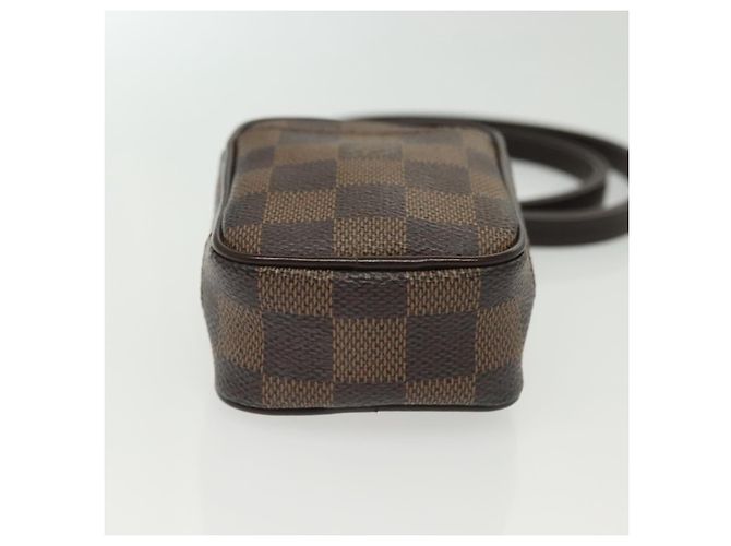 LOUIS VUITTON Pochette Okapi PM Damier Ebene N61738 LV Auth 138757 - vista 5