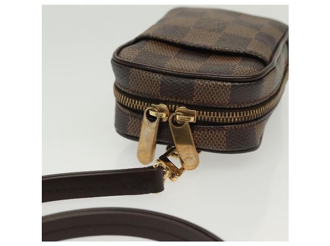 LOUIS VUITTON Pochette Okapi PM Damier Ebene N61738 LV Auth 138757 - vista 6