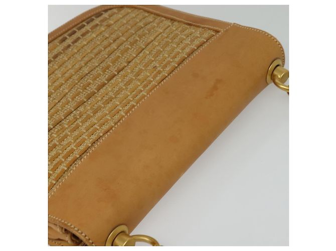 Borsa a Spalla in Pelle Beige Oro GUCCI Auth hk2913 D'oro - vista 6