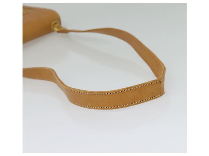 Borsa a Spalla in Pelle Beige Oro GUCCI Auth hk2913 D'oro - vista 7