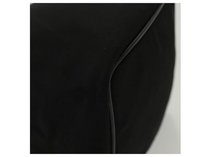 Pochette in nylon nera e argento GUCCI 039 0973 Auth 135018 Nero - vista 16