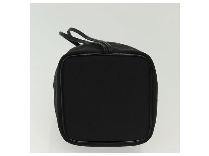 Pochette in nylon nera e argento GUCCI 039 0973 Auth 135018 Nero - vista 5