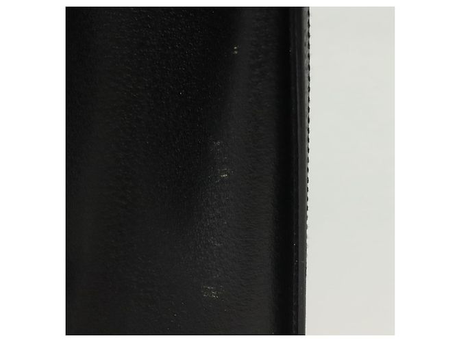 Borsa a mano in pelle nera e oro GUCCI Bamboo 002 2122 0260 Auth ep10191 Nero D'oro - vista 4