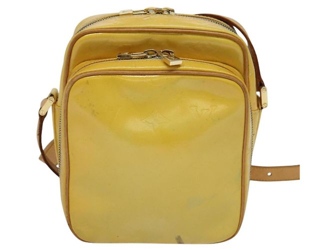 LOUIS VUITTON Borsa a spalla Wooster Monogram Vernis Grigio M91036 LV Auth 139931 - vista 13