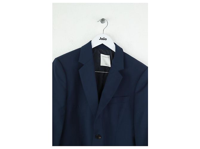 Sandro Chaqueta de lana azul - vista 2