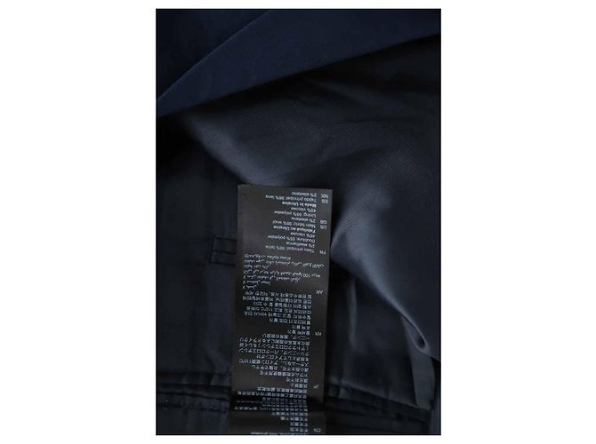 Sandro Chaqueta de lana azul - vista 6