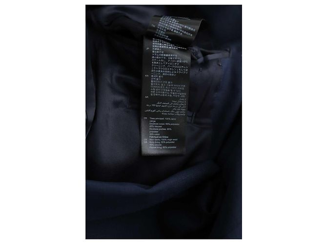 Sandro Chaqueta de lana azul - vista 6