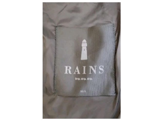 Rains Giacca a vento nera Nero - vista 5