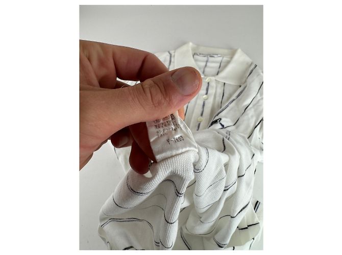 Maglione Vintage Dior Striato Bianco L - vista 11