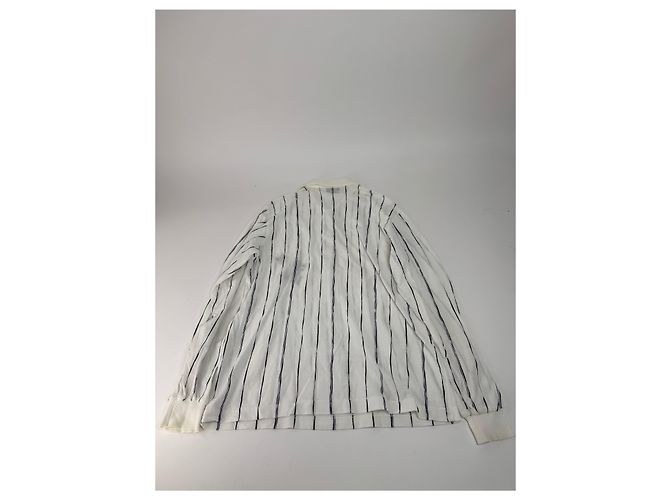 Maglione Vintage Dior Striato Bianco L - vista 12