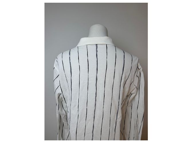 Maglione Vintage Dior Striato Bianco L - vista 15