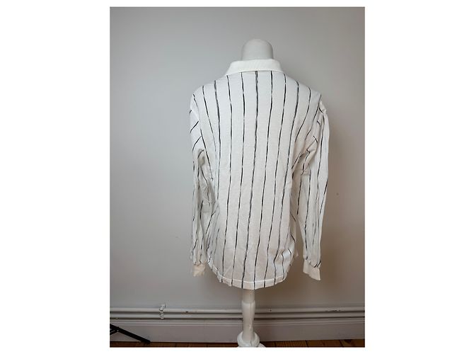 Maglione Vintage Dior Striato Bianco L - vista 3