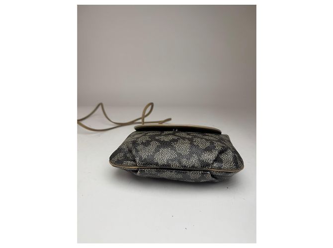 Vintage Yves Saint Laurent Lederhandtasche grau schwarz - Ansicht 9