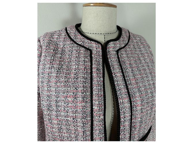 Maje Kurze Tweedjacke Rosa Pink - Ansicht 2