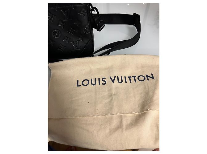 Borsa Messenger Duo Louis Vuitton in pelle monogramma nera Nero - vista 3