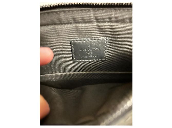 Borsa Messenger Duo Louis Vuitton in pelle monogramma nera Nero - vista 4