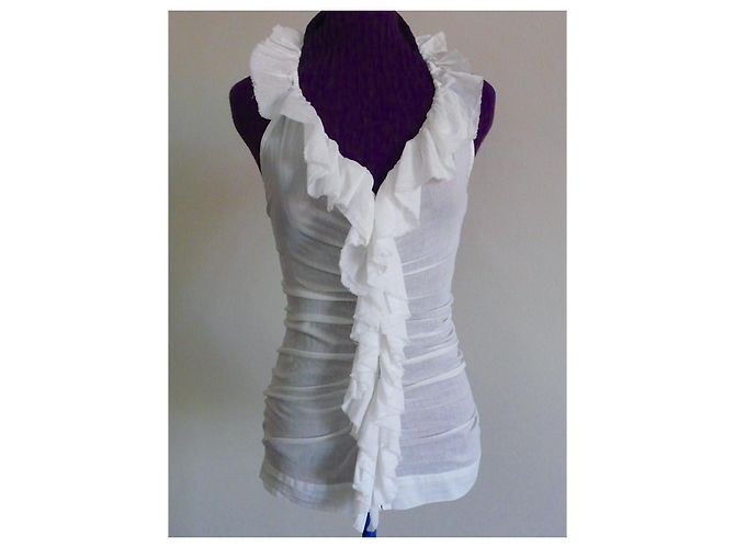 Autre Marque Top Dorica Etxart & Panno Blanco Algodón - vista 4