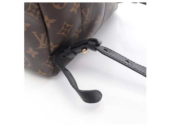 Zaino Palm Springs PM Louis Vuitton Marrone Nero - vista 12