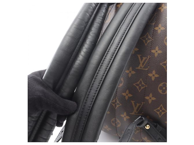 Zaino Palm Springs PM Louis Vuitton Marrone Nero - vista 13