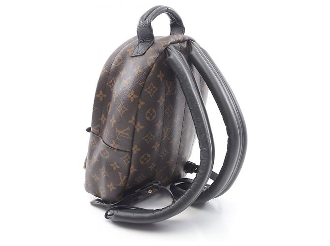 Zaino Palm Springs PM Louis Vuitton Marrone Nero - vista 2