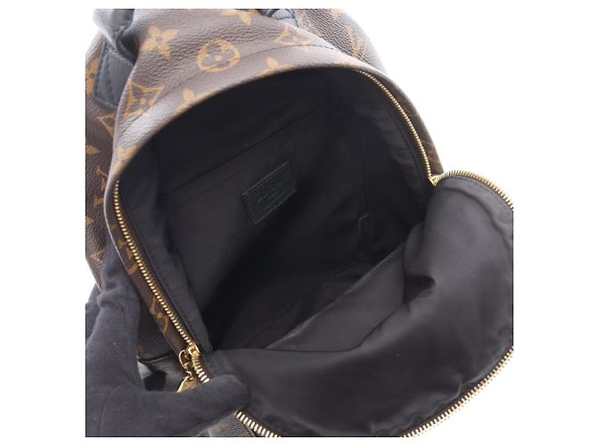 Zaino Palm Springs PM Louis Vuitton Marrone Nero - vista 3