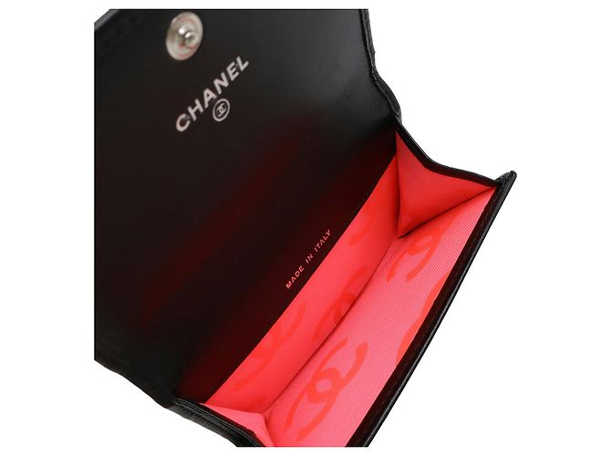 Tarjetero de piel de ternera de la línea Cambon de Chanel Negro - vista 4