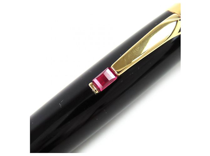 Bolígrafo Montblanc Boheme PIX con gema roja Negro - vista 4