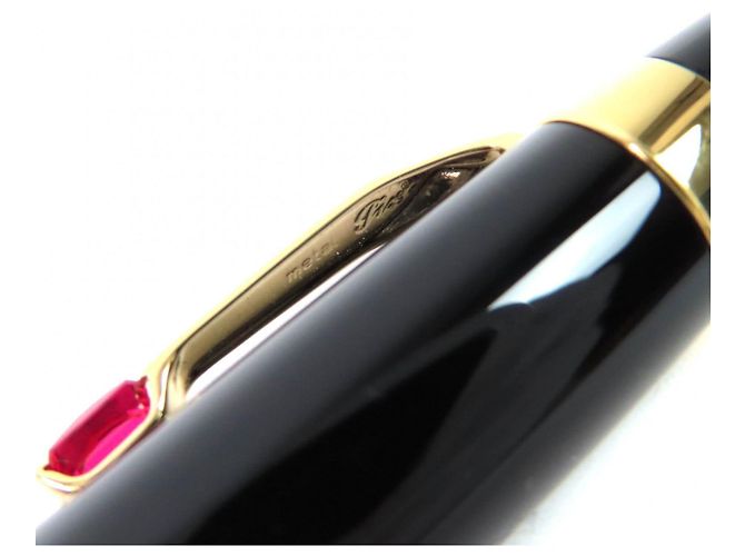 Bolígrafo Montblanc Boheme PIX con gema roja Negro - vista 8