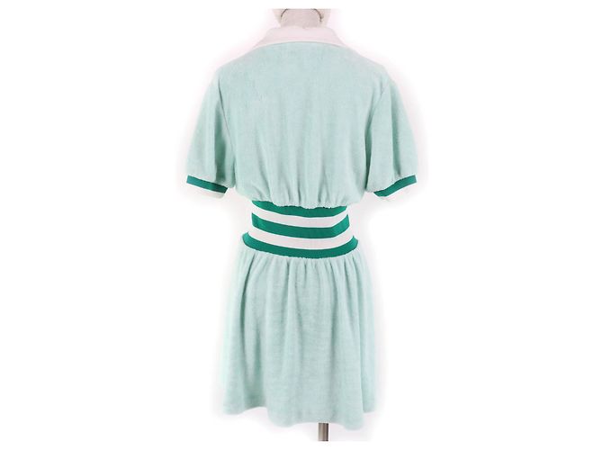 Miu Miu MiuMiu Logo gestickt aus Fleece ein Stück Grün - Ansicht 3