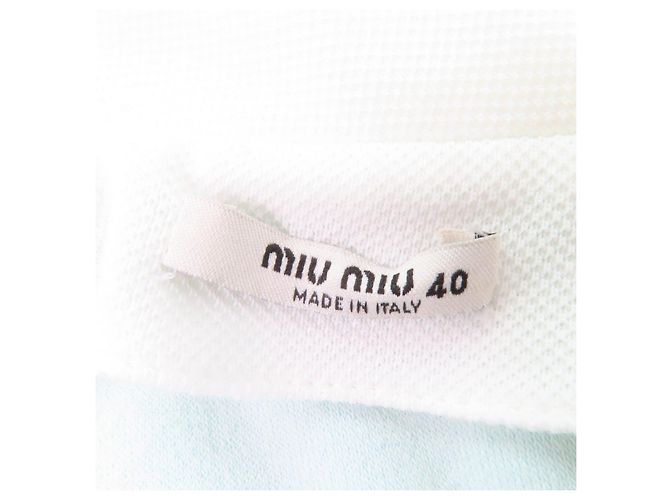 Miu Miu MiuMiu Logo gestickt aus Fleece ein Stück Grün - Ansicht 6