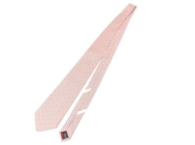 Cravatta in seta Salvatore Ferragamo Rosa - vista 3