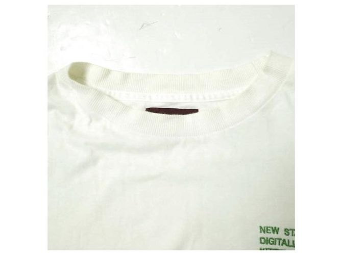Autre Marque Camiseta de manga larga en capas de algodón Danke Schon Blanco - view 3