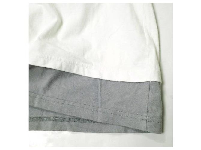 Autre Marque Camiseta de manga larga en capas de algodón Danke Schon Blanco - view 5