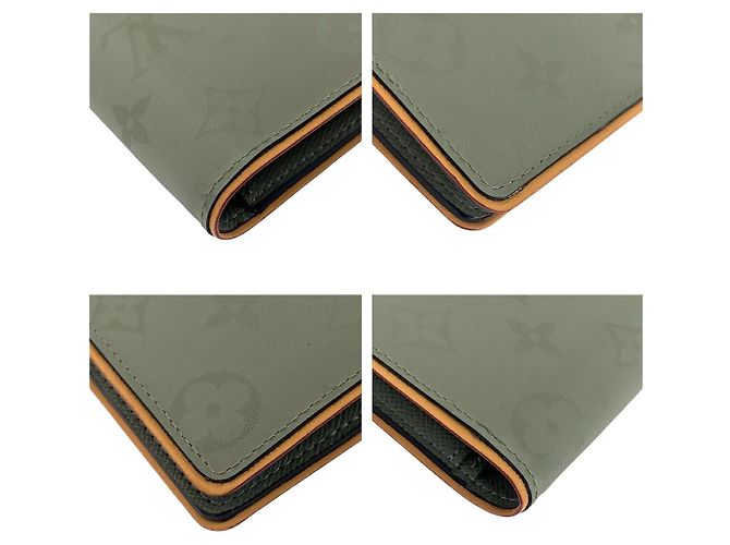 Cartera Larga Monograma Brazza de Louis Vuitton Gris - vista 4