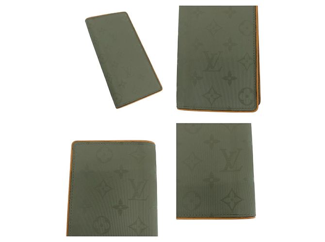 Cartera Larga Monograma Brazza de Louis Vuitton Gris - vista 6