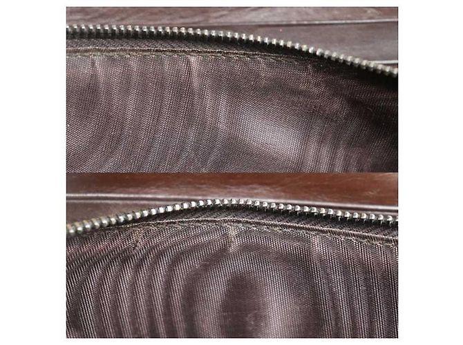 Cartera larga de cocodrilo Bottega Veneta Castaño - vista 7