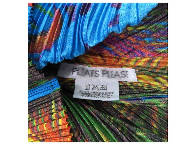 Issey Miyake POLYESTER-OBERTEIL PLEATS PLEASE PP14-JK241 Mehrfarben - Ansicht 6