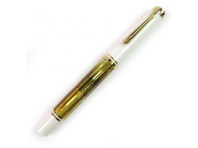 Autre Marque Pluma Pelikan Souverän 14K Blanco - vista 2