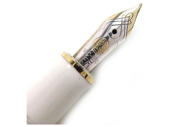 Autre Marque Pluma Pelikan Souverän 14K Blanco - vista 4