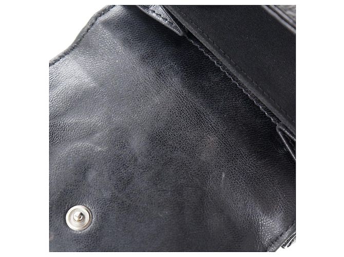 Cartera de cuero patentado de la línea Icon de Chanel Negro - vista 11