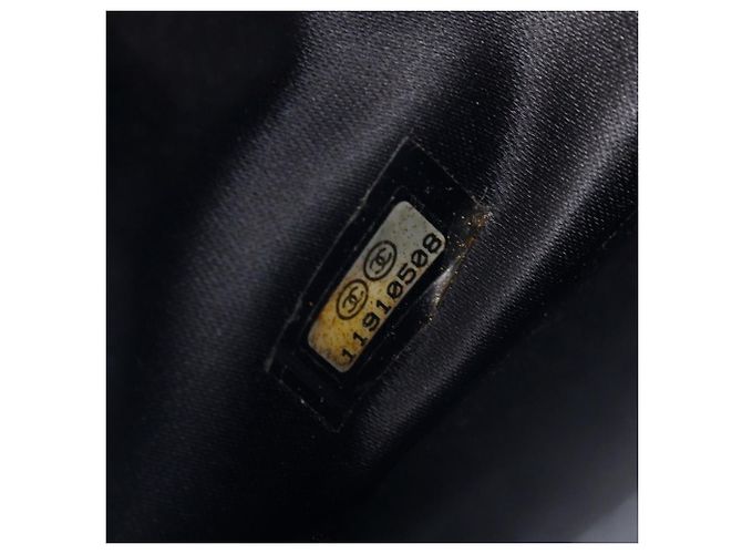 Cartera de cuero patentado de la línea Icon de Chanel Negro - vista 14