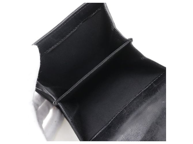 Cartera de cuero patentado de la línea Icon de Chanel Negro - vista 8