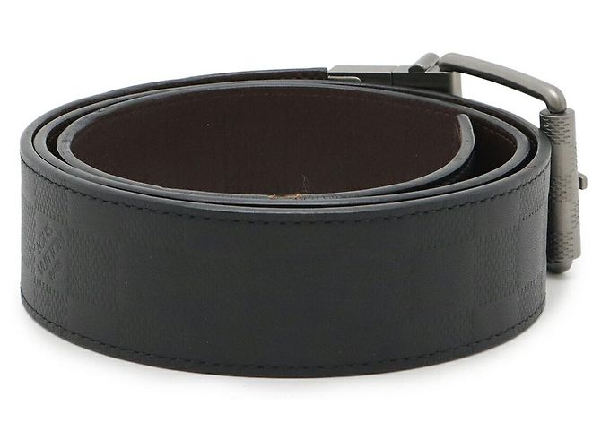 Cintura Damier Infini Louis Vuitton Nero - vista 2